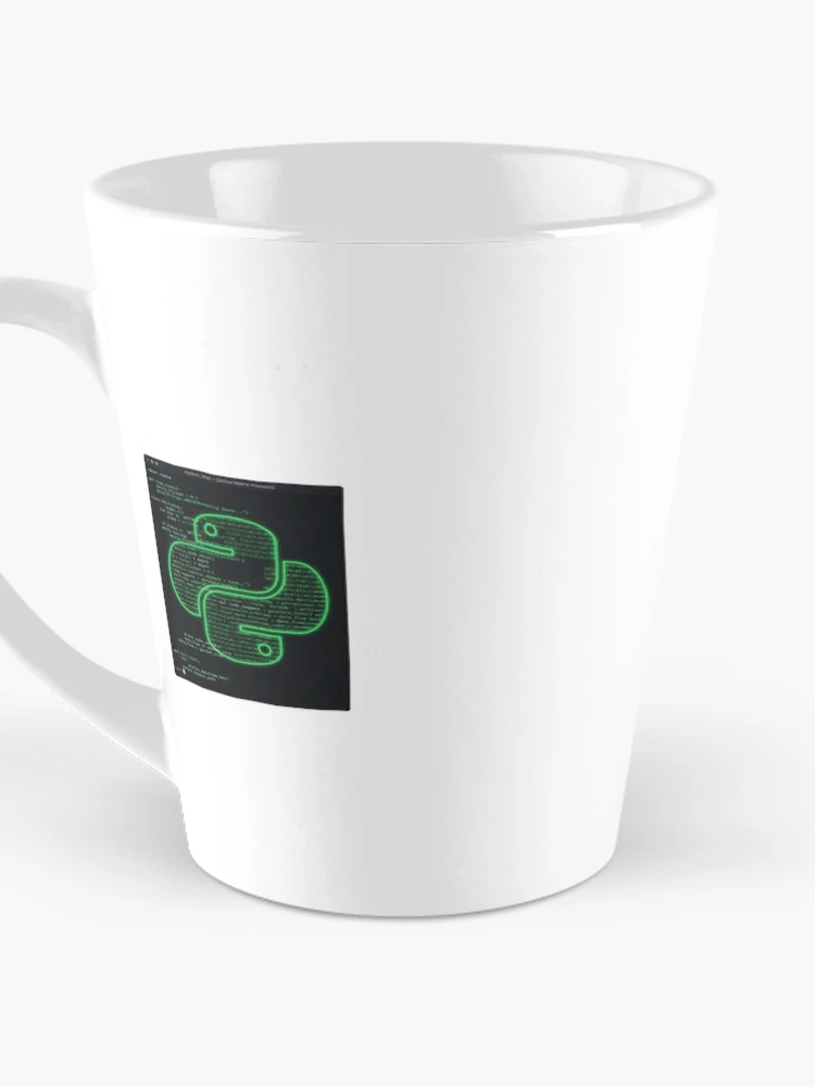 Thumbnail 3 of 4, Coffee Mug, Python Developer Code Terminal Glitch Software Engineer designed and sold by PictoVibe.
