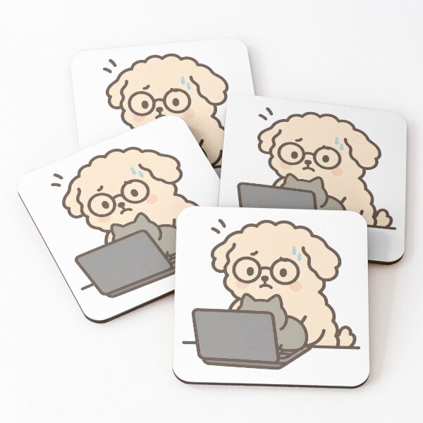 Item preview, Funny Cat Blocking Laptop WFH Mood designed and sold by Haru-in-Seoul.