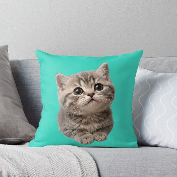 Item preview, Cute Fluffy Grey Tabby Kitten  designed and sold by Utopian-Magic.