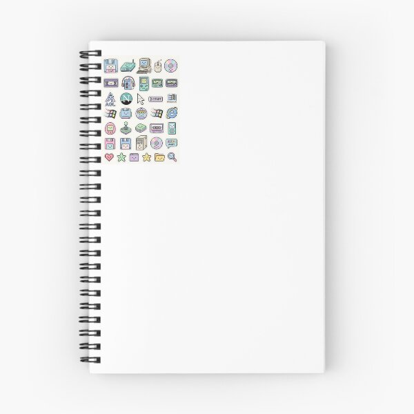 Item preview, 90s Aesthetic Cyber Tech Floppy Disk Retro Sticker Pack designed and sold by PictoVibe.