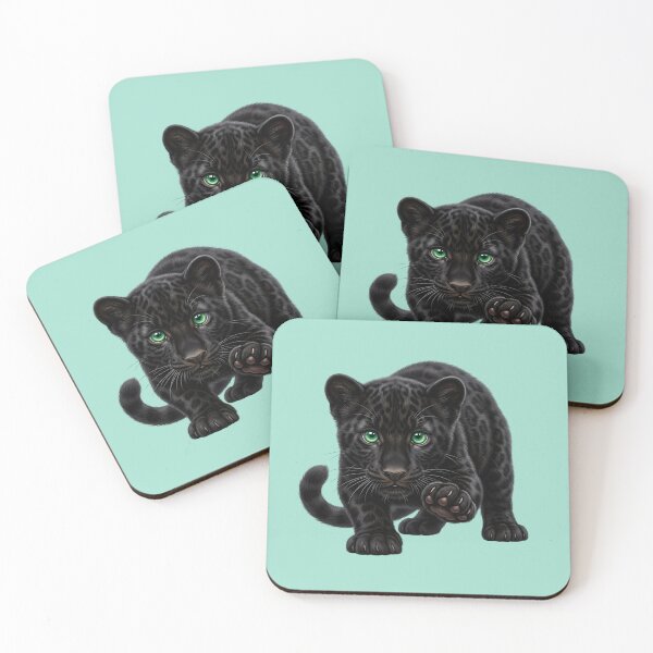 Item preview, Mystic Black Panther with Green Eyes designed and sold by Utopian-Magic.