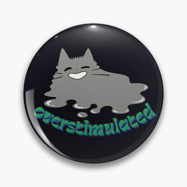 Item preview, Overstimulated Puddle Cat designed and sold by bandithaus.