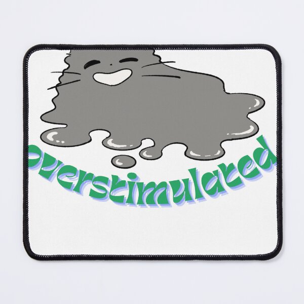 Item preview, Overstimulated Puddle Cat designed and sold by bandithaus.