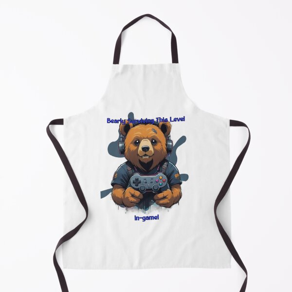Item preview, Bearly Surviving This Level In Game Funny Gamer Bear designed and sold by Animalloveus.
