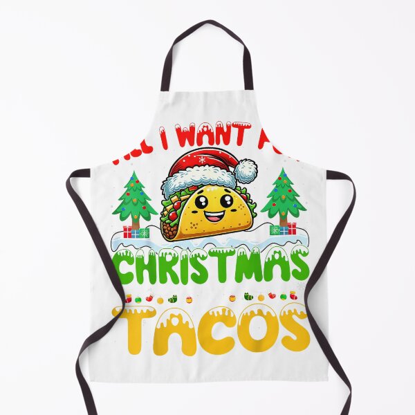 Item preview, All I Want For Christmas Is Tacos Mexican Food Taco Lover T-Shirt designed and sold by gidget-gadget.