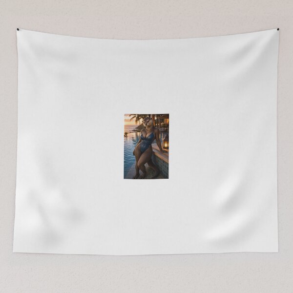 Item preview, unknown 1779939151572 otter in blue swimsuit designed and sold by CathryneDelamort.