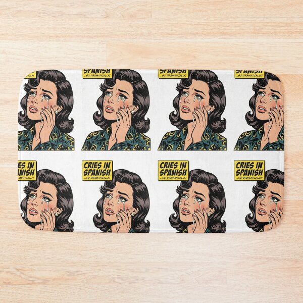 Item preview, Cries in Spanish Dramatic Telenovela Meme Pop Art designed and sold by PictoVibe.