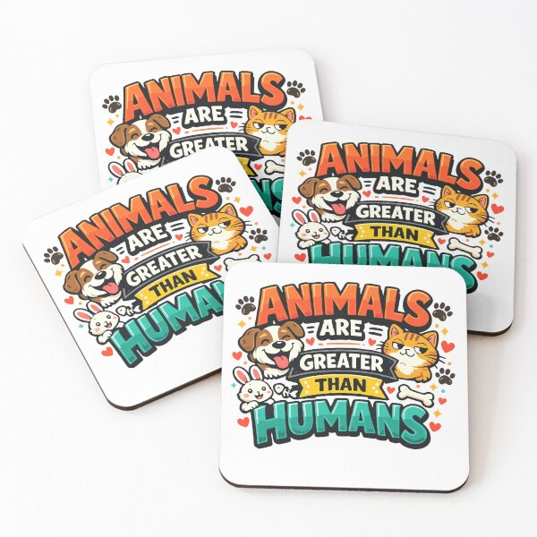 Item preview, Animals are Greater Than Humans pet Lovers Long Sleeve T-Shirt designed and sold by gidget-gadget.