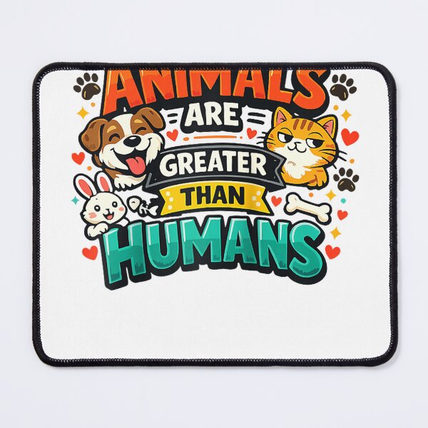 Item preview, Animals are Greater Than Humans pet Lovers Raglan Baseball Tee designed and sold by RKdrawings.
