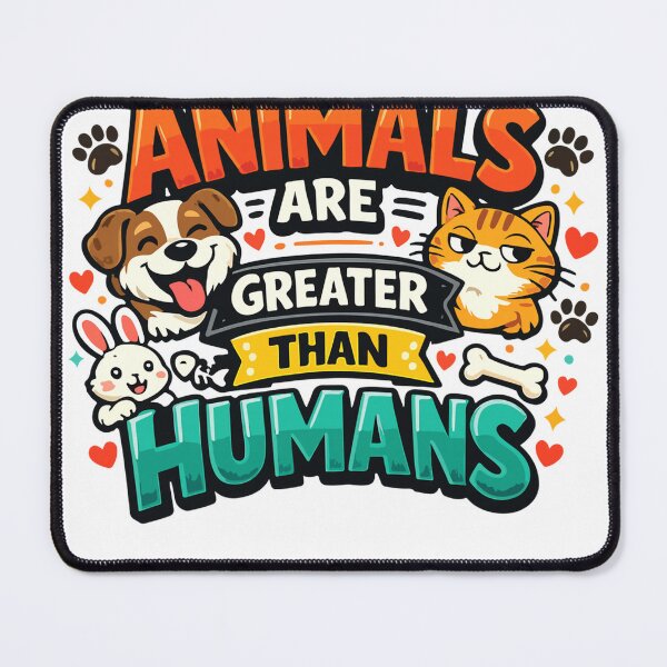 Item preview, Animals are greater than humans pet lovers Sweatshirt designed and sold by kevincuellar.