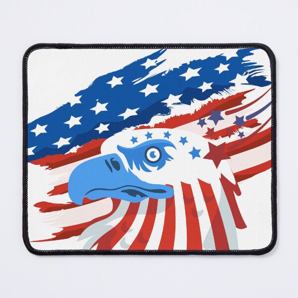 Item preview, Patriotic Bald Eagle with US Flag Splatter – America 250 Semiquincentennial Celebration designed and sold by VibranPalette.