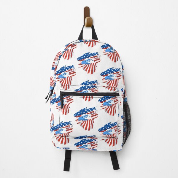 Item preview, Patriotic Bald Eagle with US Flag Splatter – America 250 Semiquincentennial Celebration designed and sold by VibranPalette.