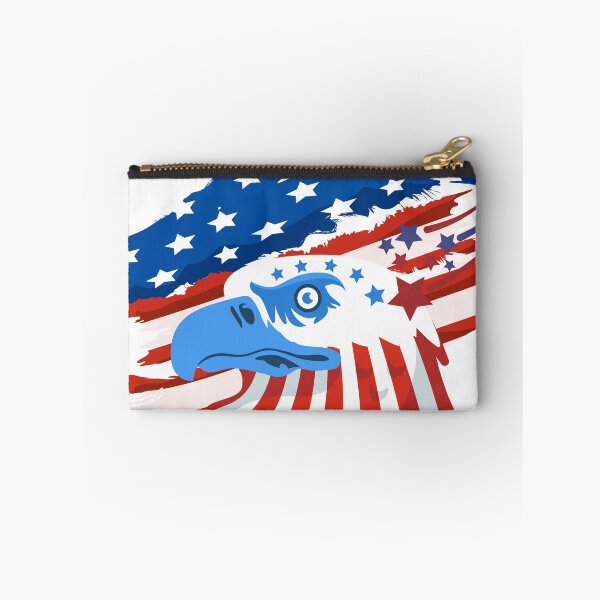 Item preview, Patriotic Bald Eagle with US Flag Splatter – America 250 Semiquincentennial Celebration designed and sold by VibranPalette.