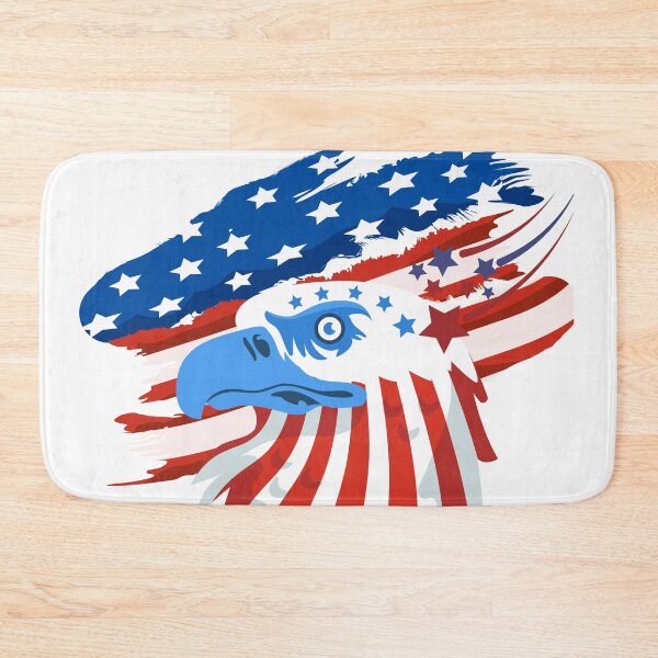 Item preview, Patriotic Bald Eagle with US Flag Splatter – America 250 Semiquincentennial Celebration designed and sold by VibranPalette.
