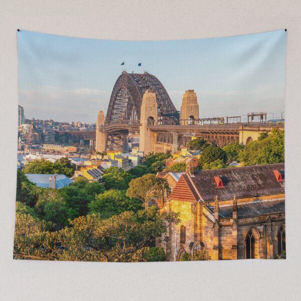 Item preview, Sydney Harbour Bridge, Australia | Iconic Landmark, NSW - Harbour Panoramic Art designed and sold by Ross.A.Campbell.