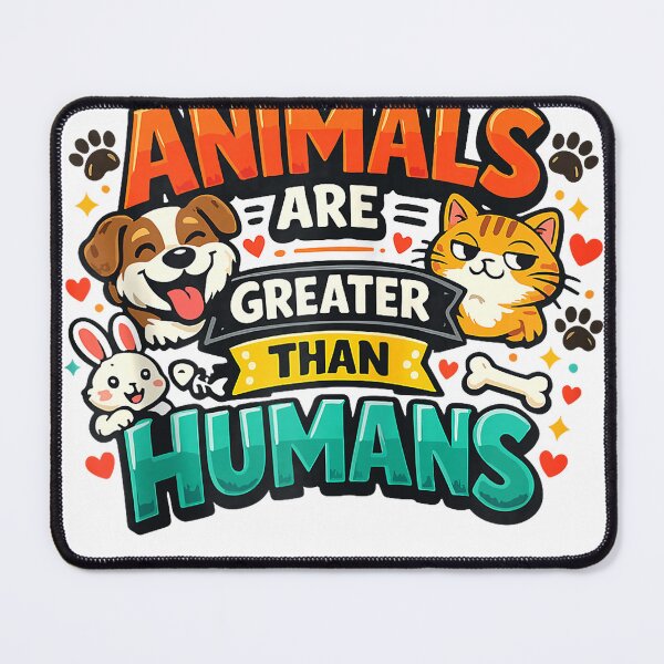 Item preview, Animals are greater than humans pet lovers Zip Hoodie designed and sold by KTY-NUSS.
