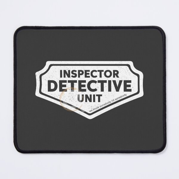 Item preview, Inspector Detective Unit Funny Daycare Teacher Design White Version designed and sold by The Sticky Clipboard.