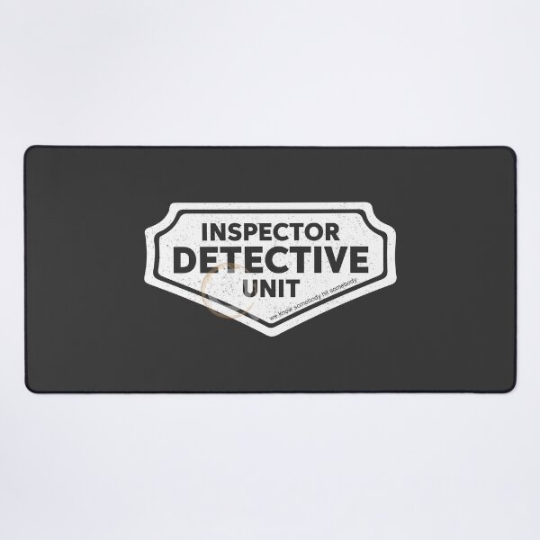 Item preview, Inspector Detective Unit Funny Daycare Teacher Design White Version designed and sold by The Sticky Clipboard.