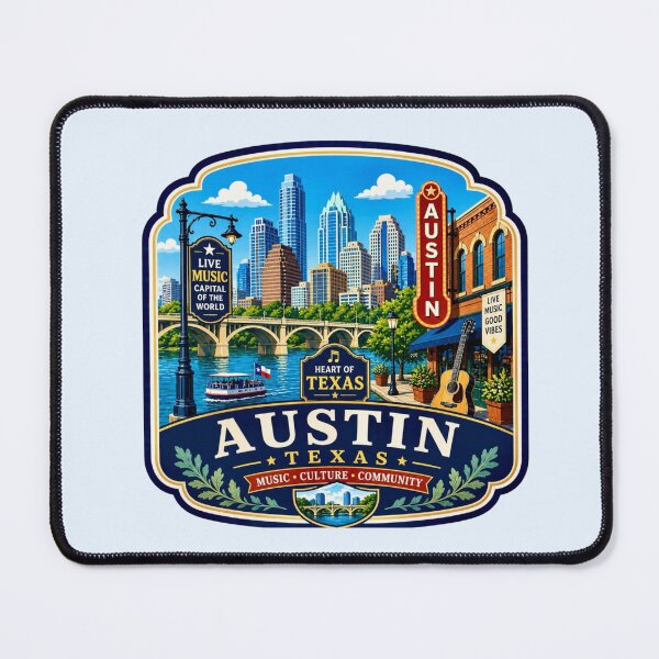 Item preview, Austin, Texas designed and sold by Myra365Art.