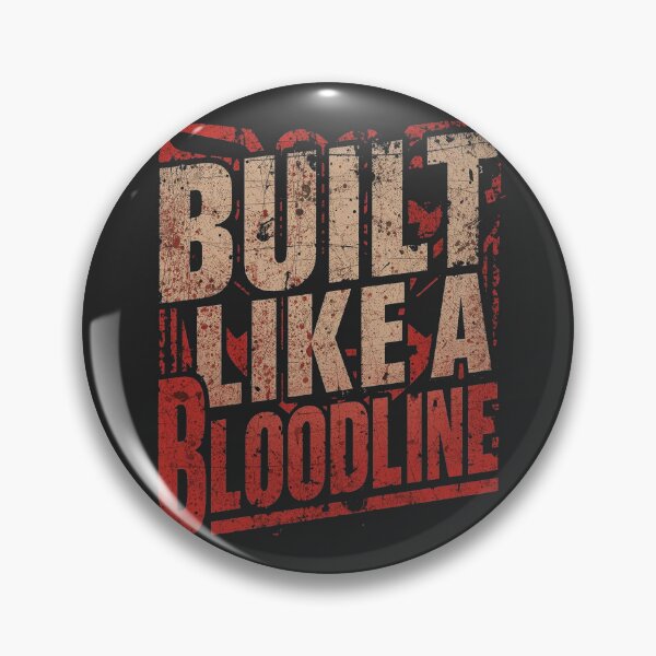 Item preview, Built Like A Bloodline Pro Wrestling Gym Motivation Grunge Text designed and sold by ConfuseLab Alt.
