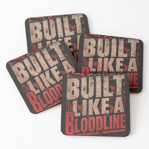 Item preview, Built Like A Bloodline Pro Wrestling Gym Motivation Grunge Text designed and sold by ConfuseLab Alt.