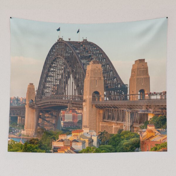 Item preview, Sydney Harbour Bridge, Australia | Iconic Landmark, NSW - Harbour Panoramic Art designed and sold by Ross.A.Campbell.