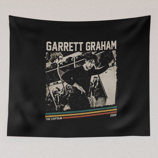 Item preview, Off Campus Garrett Graham The Captain 2026 Hockey Vintage Comfort Colors designed and sold by STVSpinsDesign.