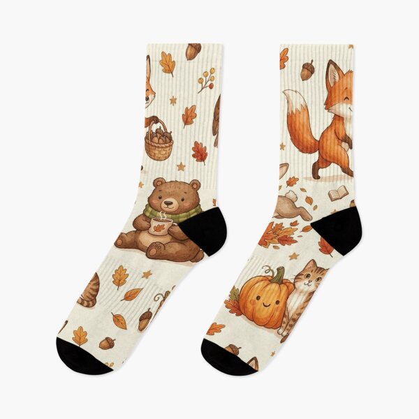 Item preview, Autumn Cozy Creatures designed and sold by Thalora Store.