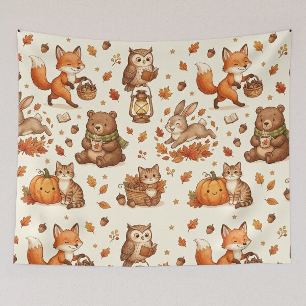 Item preview, Autumn Cozy Creatures designed and sold by Thalora Store.
