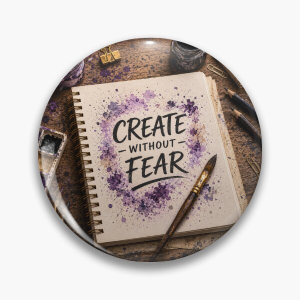 Item preview, Create Without Fear Artist Sketchbook Design designed and sold by Open-Canvas.