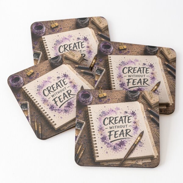 Item preview, Create Without Fear Artist Sketchbook Design designed and sold by Open-Canvas.