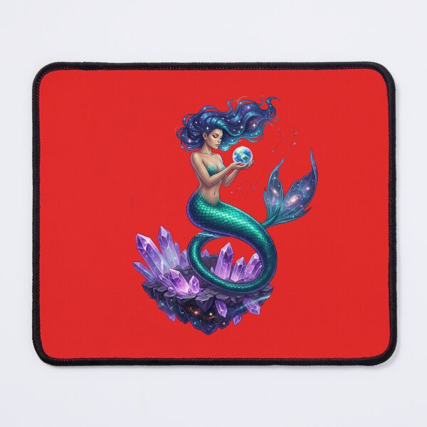 Item preview, Cosmic Mermaid Celestial Siren Galaxy Space Goddess designed and sold by Utopian-Magic.