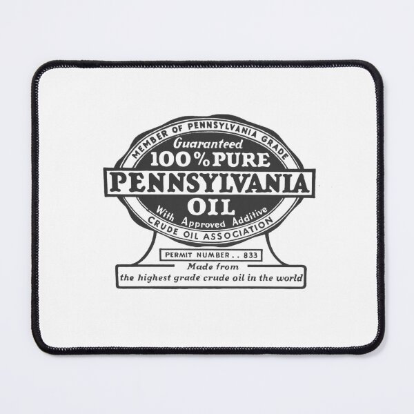 Item preview, Vintage Pennsylvania Oil - Crude Oil Association Black designed and sold by QuayTradingCo.