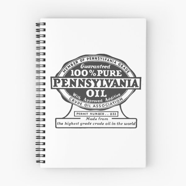 Item preview, Vintage Pennsylvania Oil - Crude Oil Association Black designed and sold by QuayTradingCo.
