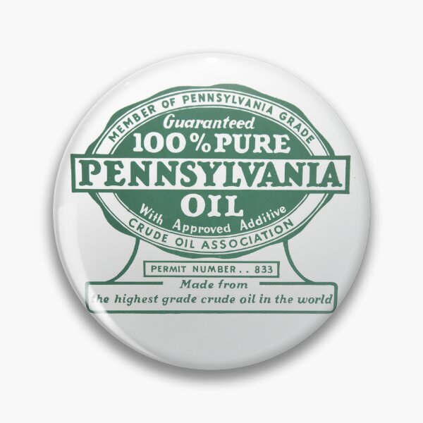 Item preview, Vintage Pennsylvania Oil - Crude Oil Association Green designed and sold by QuayTradingCo.