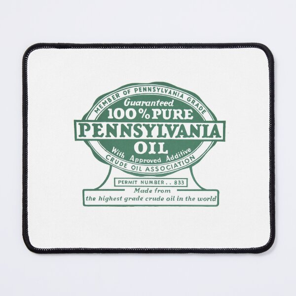 Item preview, Vintage Pennsylvania Oil - Crude Oil Association Green designed and sold by QuayTradingCo.