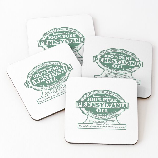 Item preview, Vintage Pennsylvania Oil - Crude Oil Association Green designed and sold by QuayTradingCo.
