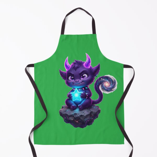 Item preview, Cosmic Cyber Devil Neon Galaxy Space Demon designed and sold by Utopian-Magic.