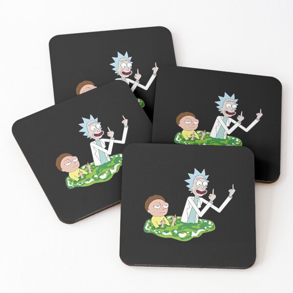 Item preview, Rick and Morty Portal Middle Finger Funny Design designed and sold by Moonpaw-Whimsy.