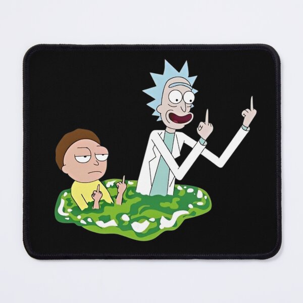 Item preview, Rick and Morty Portal Middle Finger Funny Design designed and sold by Moonpaw-Whimsy.