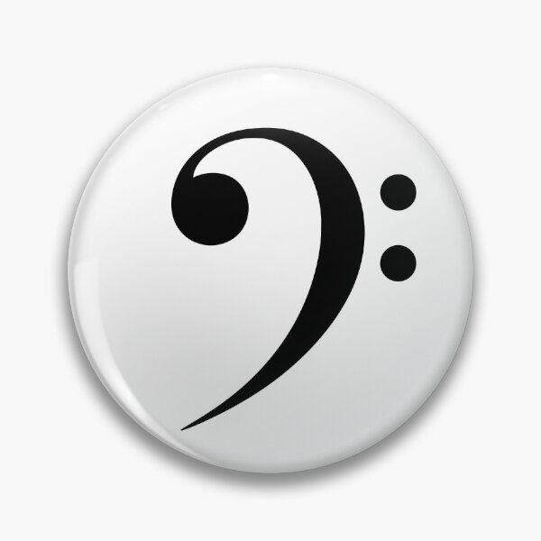 Item preview, Bold Bass Clef Music Symbol Musical Note for Music Lovers designed and sold by lematworks.