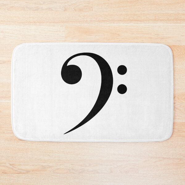 Item preview, Bold Bass Clef Music Symbol Musical Note for Music Lovers designed and sold by lematworks.