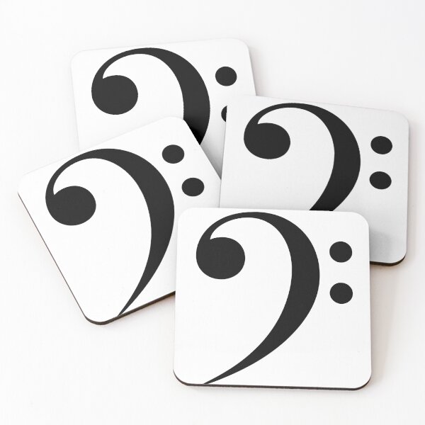 Item preview, Bold Bass Clef Music Symbol Musical Note for Music Lovers designed and sold by lematworks.