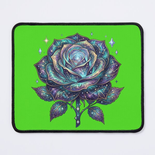 Item preview, Cosmic Galaxy Rose Celestial Space Flower  designed and sold by Utopian-Magic.