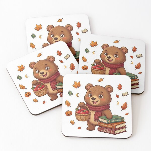 Item preview, Apple Basket Bear designed and sold by Thalora Store.