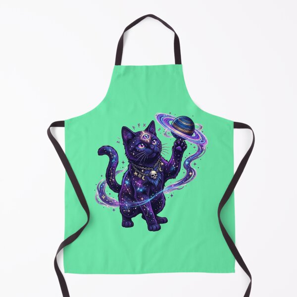 Item preview, Cosmic Galaxy Cat Celestial Space Kitten designed and sold by Utopian-Magic.