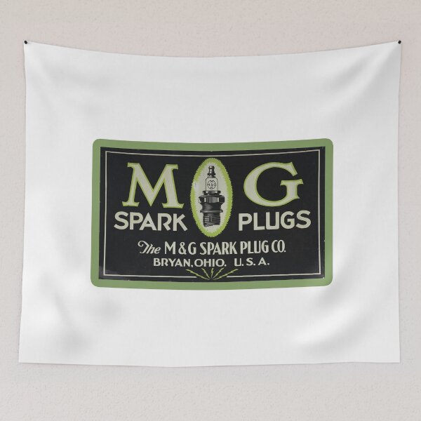 Item preview, Vintage MG Spark Plugs - Bryan, Ohio designed and sold by QuayTradingCo.
