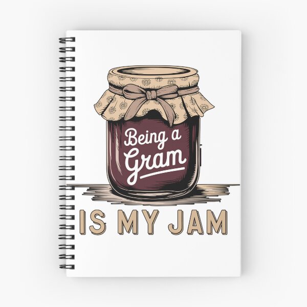 Item preview, Being a Gram is My Jam Funny Grandma Jar Long Sleeve T-Shirt designed and sold by gidget-gadget.