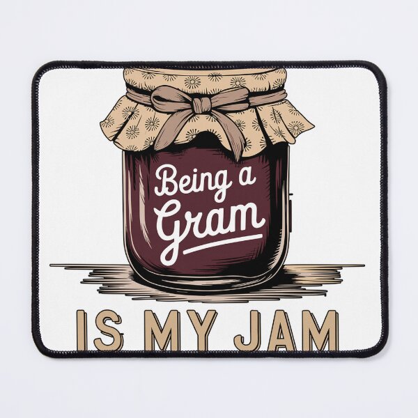 Item preview, Being a Gram is My Jam Funny Grandma Jar Long Sleeve T-Shirt designed and sold by gidget-gadget.