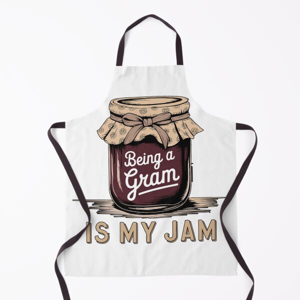 Item preview, Being a Gram is My Jam Funny Grandma Jar Long Sleeve T-Shirt designed and sold by gidget-gadget.